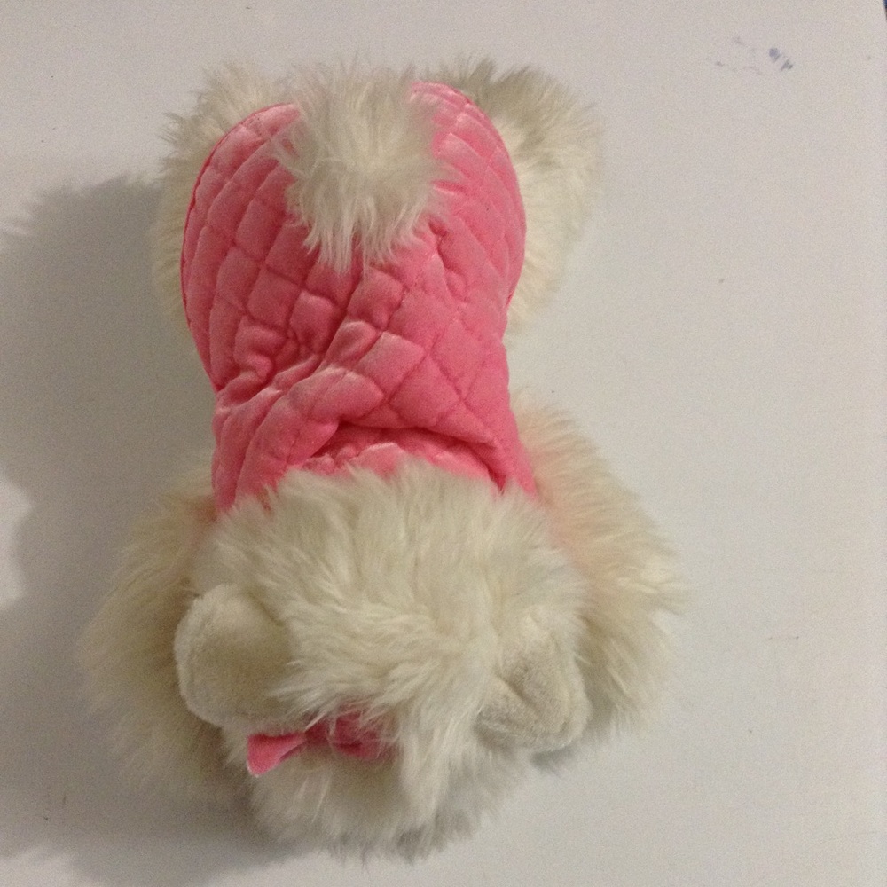 Ulta ELLE WHITE TERRIER Puppy DOG W/ PINK Bow